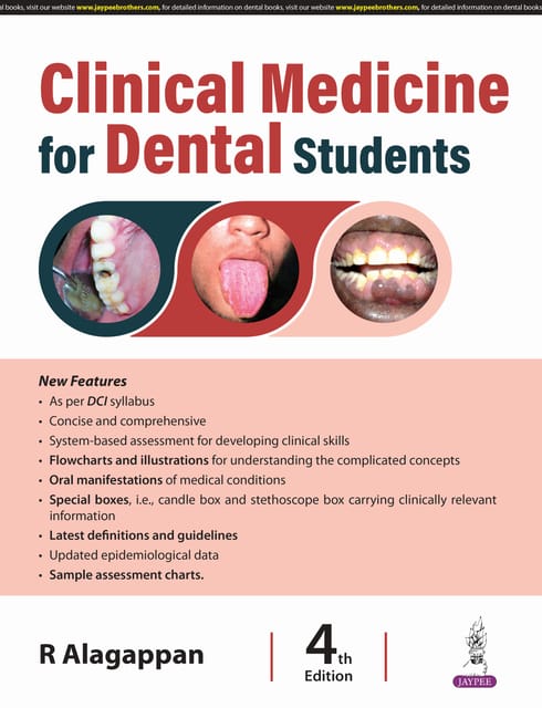 Clinical Medicine For Dental Students 4th Edition 2025 By R Alagappan