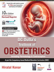 DC Dutta's Textbook of Obstetrics 10th Revised Reprint Edition 2025 Revised Reprint by Hiralal Konar