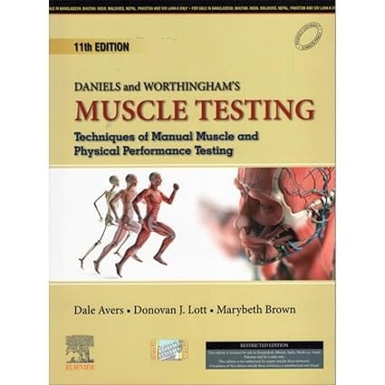 Daniels and Worthingham's Muscle Testing 11th Edition 2025 By AVERS D