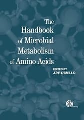 Handbook Of Microbial Metabolism Of Amino Acids 2017 By D'Melloj P F