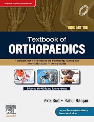 Textbook of Orthopedics 3rd Editiion  2024 By Sud