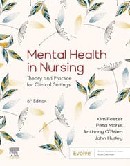 Mental Health in Nursing 6th Editiion  2024 By Foster