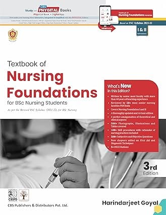 Textbook of Nursing Foundations for BSc Nursing Students 3rd Edition 2024 By Dr Harinderjeet Goyal