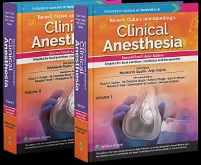 Barash Clinical Anesthesia Set of 2 Volumes 2nd South Asia Edition 2025 By Nishkarsh Gupta & Anju Gupta