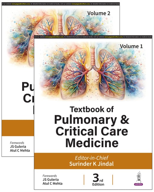 Textbook of Pulmonary & Critical Care Medicine set of 2 Volumes 3rd Edition 2024 By Atul C Mehta