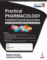 Practical Pharmacology Simplified Practical Record Book 1st Edition 2025 By Madhav Mutalik