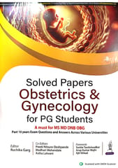 Solved Papers Obstetrics & Gynecology For Pg Students 1st Edition 2025 By Ruchika Garg