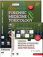 Textbook of Forensic Medicine & Toxicology 6th Edition with Forensic Medicine & Toxicology Practical Guide & Exam Prep Manual 2nd Edition 2025 By Ignatius P C