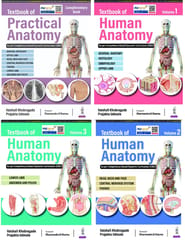 Textbook of Human Anatomy 4 Volumes Set With Index 1st Edition 2025 By Vaishali Khobragade