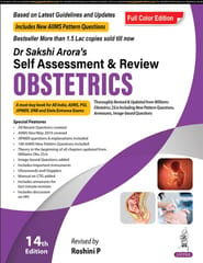 Dr. Sakshi Arora's Self Assessment & Review Obstetrics 14th Edition 2024 By Roshini P