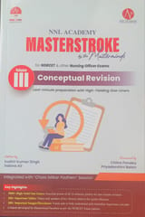 Masterstroke By The Masterminds NORCET Vol III Conceptual Revision