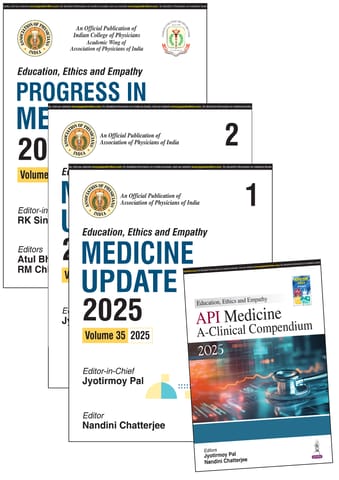 Medicine Update (2Vols)+Progress In Medicine 2025+Clinical Compendium 2025 1st Edition 2025 By Jyotirmoy Pal