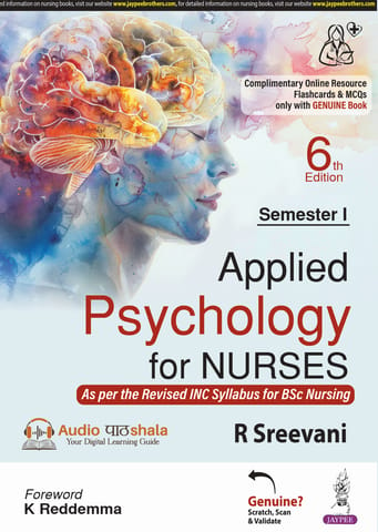 Applied Psychology For Nurses (Semester I) 6th Edition 2025 By R Sreevani