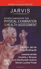 Pocket Companion For Physical Examination And Health Assessment Canadian Edition 4th Edition 2024 By Jarvis C