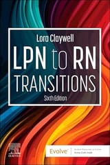 LPN to RN Transitions 6th Edition 2025 By Claywell