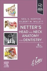 Netter's Head and Neck Anatomy for Dentistry 4th Edition 2024 By Norton