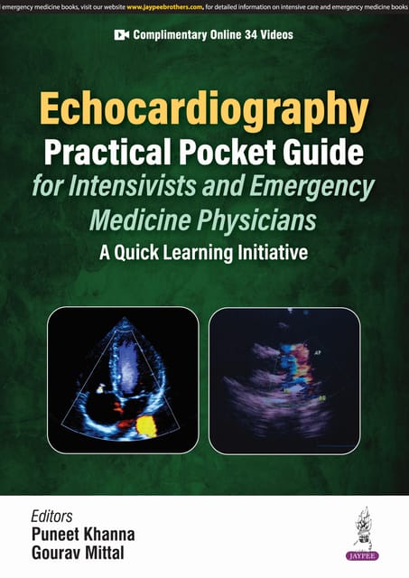 Echocardiography Practical Pocket Guide For Intensivists And Emergency Medicine Physicians 1st Edition 2025 By Puneet Khanna