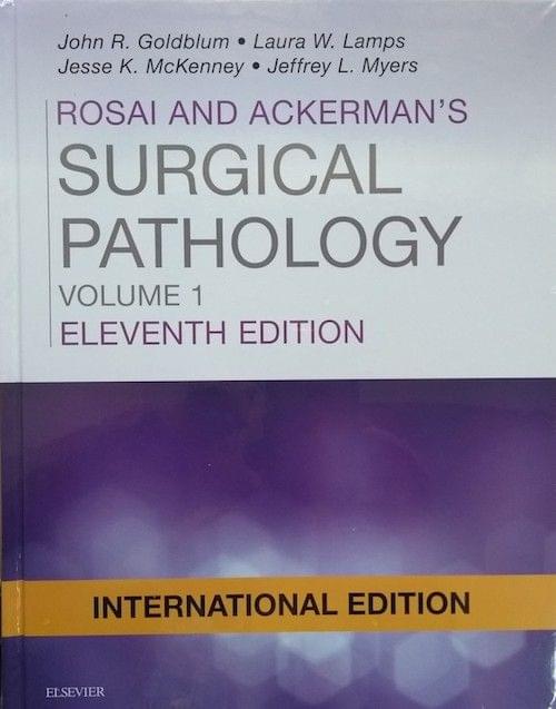 Rosai and Ackerman Surgical Pathology 11th Edition 2018  (2 Volume Set) By John R. Goldblum